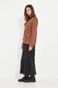 Verge Alina Jacket- No Contrast Collar in Caramel 1081UBR