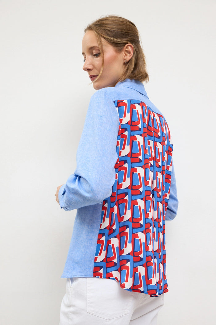 Bariloche Artica Shirt in Blue ARTICA-S26