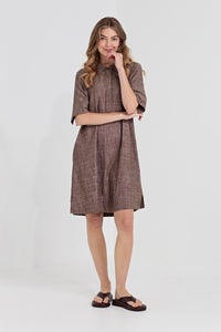Verge Avery Dress in Cocoa 1420BR