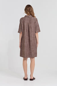 Verge Avery Dress in Cocoa 1420BR