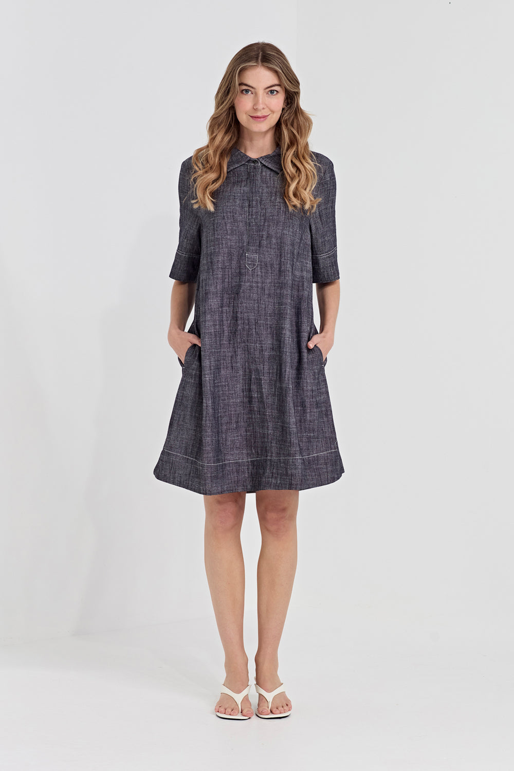 Verge Avery Dress in Ink 1420BR