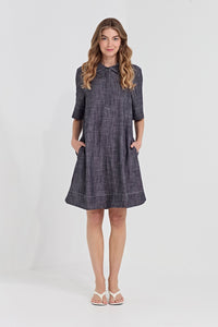 Verge Avery Dress in Ink 1420BR