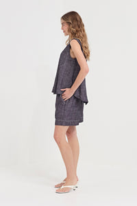 Verge Avery Tank in Ink 1418BR