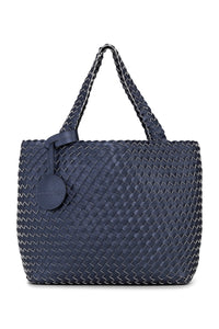 Ilse Jacobsen Tote Bag in Ombre Blue BAG06C
