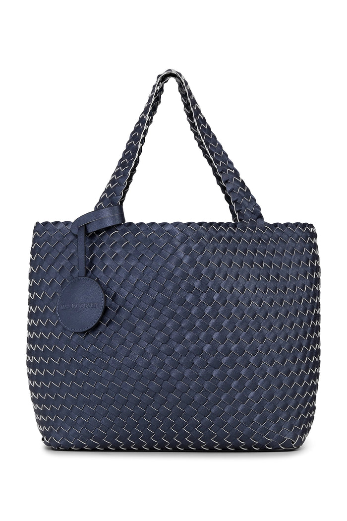 Ilse Jacobsen Tote Bag in Ombre Blue BAG06C