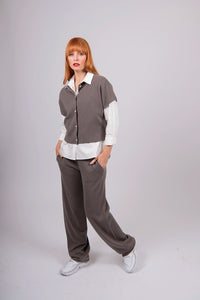 Bridge & Lord Cropped Dolman Vest BL5605