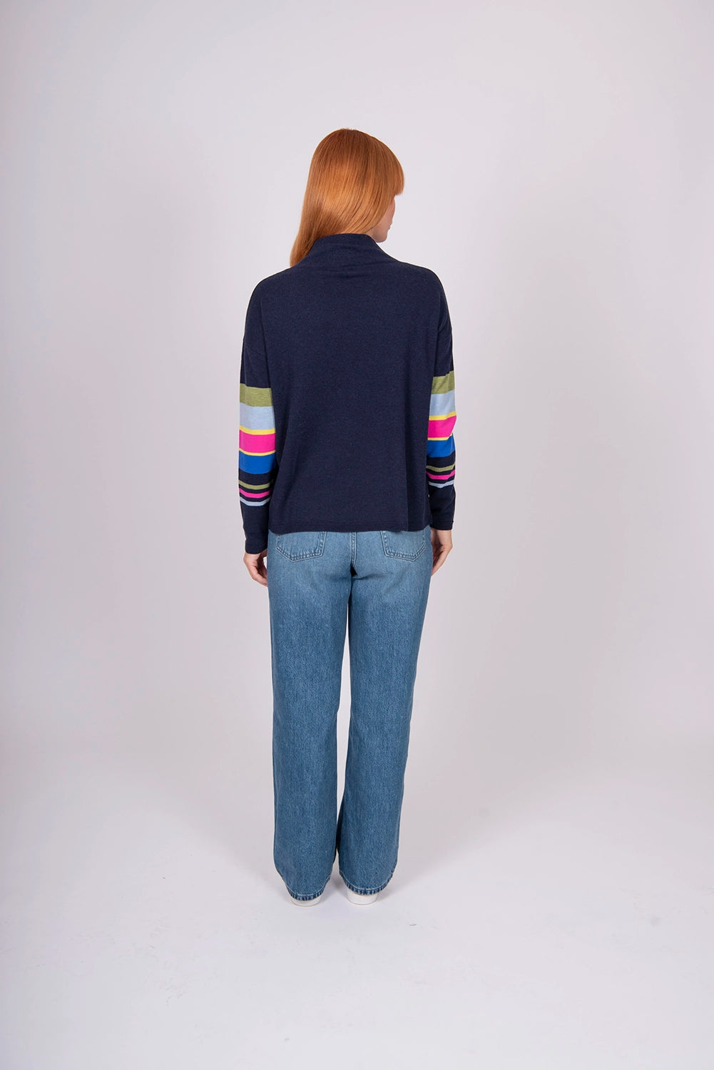 Bridge & Lord Stripe Sleeve Pullover BL5621