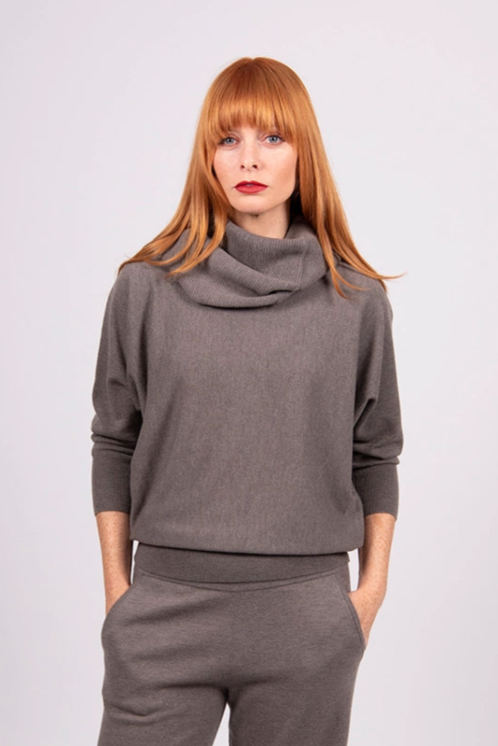 Bridge & Lord Block Textured Loop Scarf BL5636