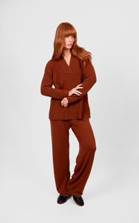 Bridge & Lord Cross Over V-Neck Pullover BL6604