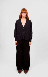 Bridge & Lord V-Neck Relaxed Cropped Cardigan BL6606