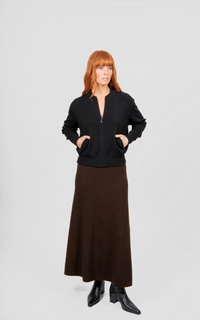 Bridge & Lord Flared Skirt With Wide Band BL6616