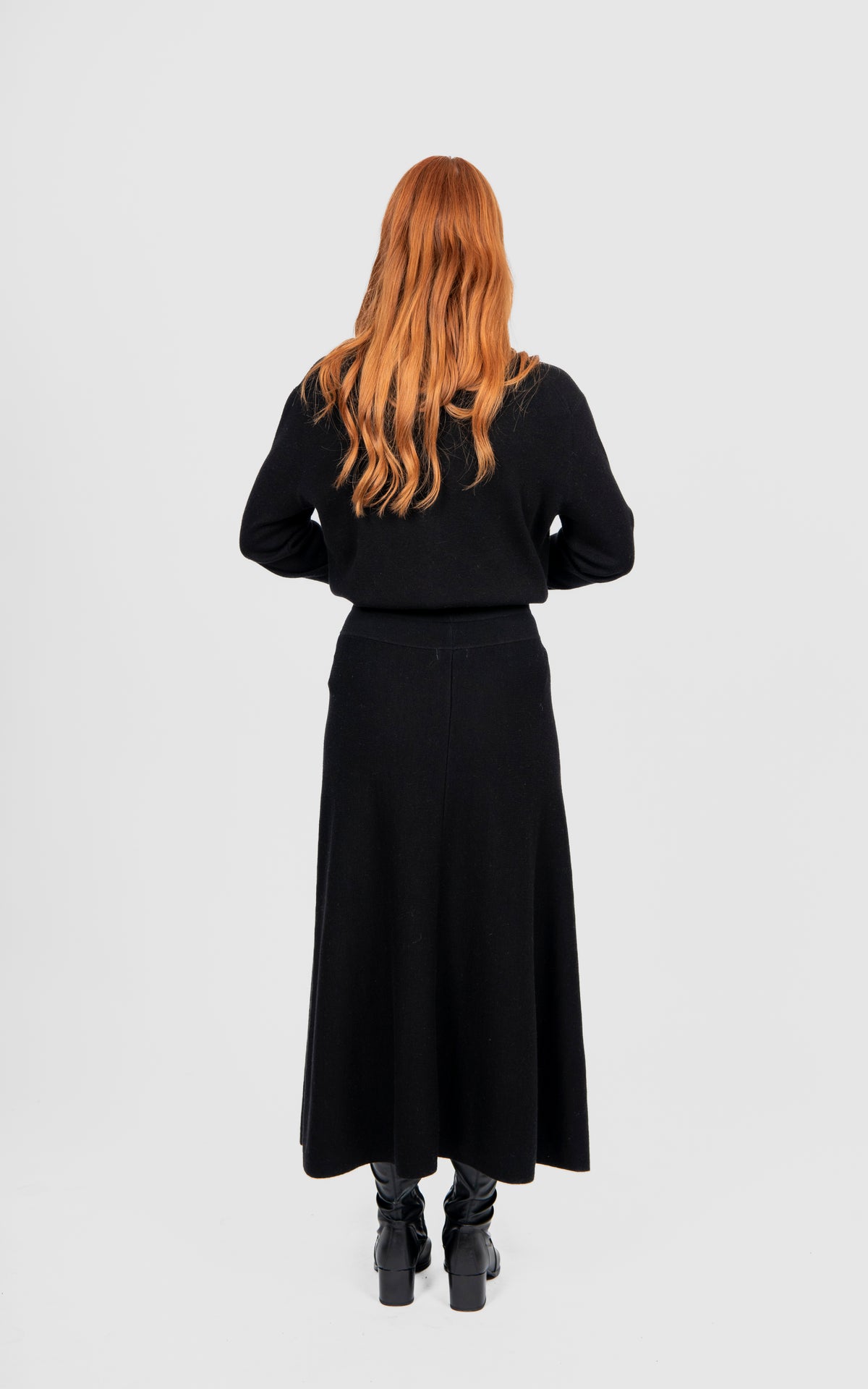 Bridge & Lord Flared Skirt With Wide Band BL6616