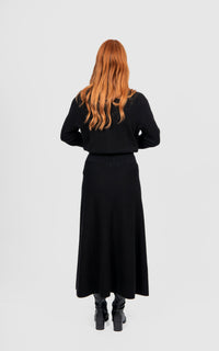 Bridge & Lord Flared Skirt With Wide Band BL6616