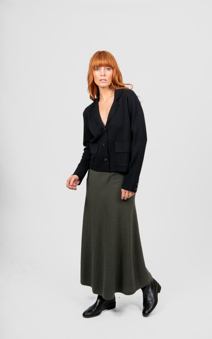 Bridge & Lord Flared Skirt With Wide Band BL6616