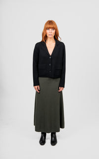 Bridge & Lord Flared Skirt With Wide Band BL6616