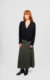 Bridge & Lord Flared Skirt With Wide Band BL6616