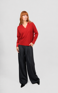Bridge & Lord V-Neck Pullover With Links Trim BL6620
