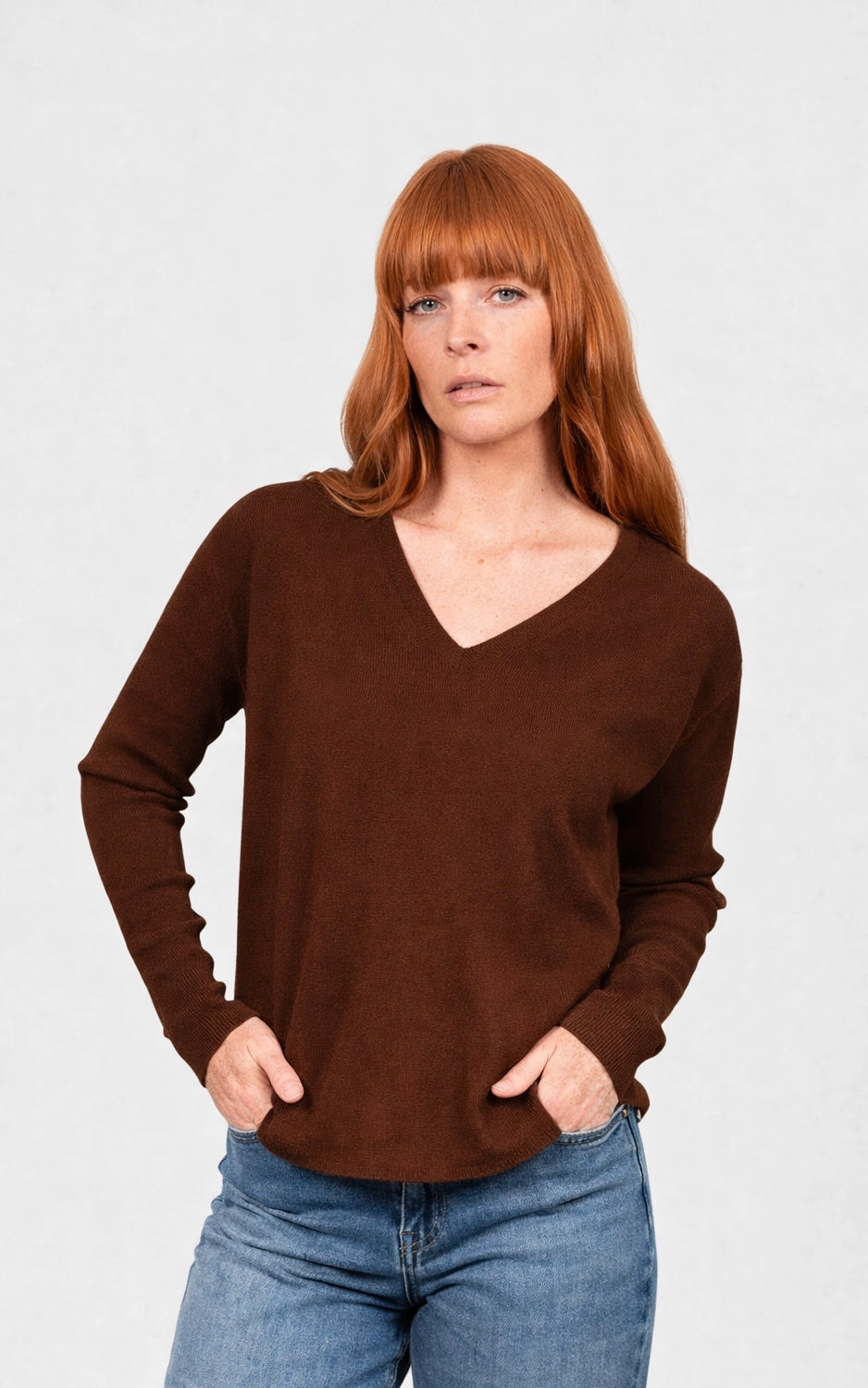 Bridge & Lord Princess Vee curve hem pullover Slim Fit  BL6665