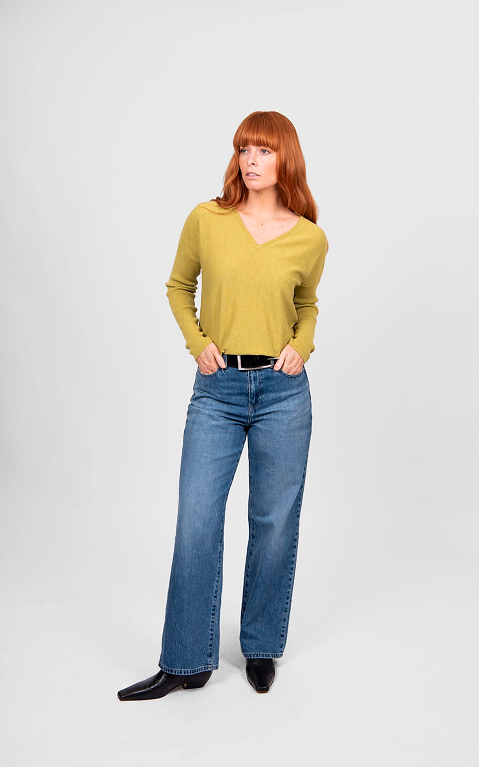 Bridge & Lord Princess Vee curve hem pullover Slim Fit  BL6665
