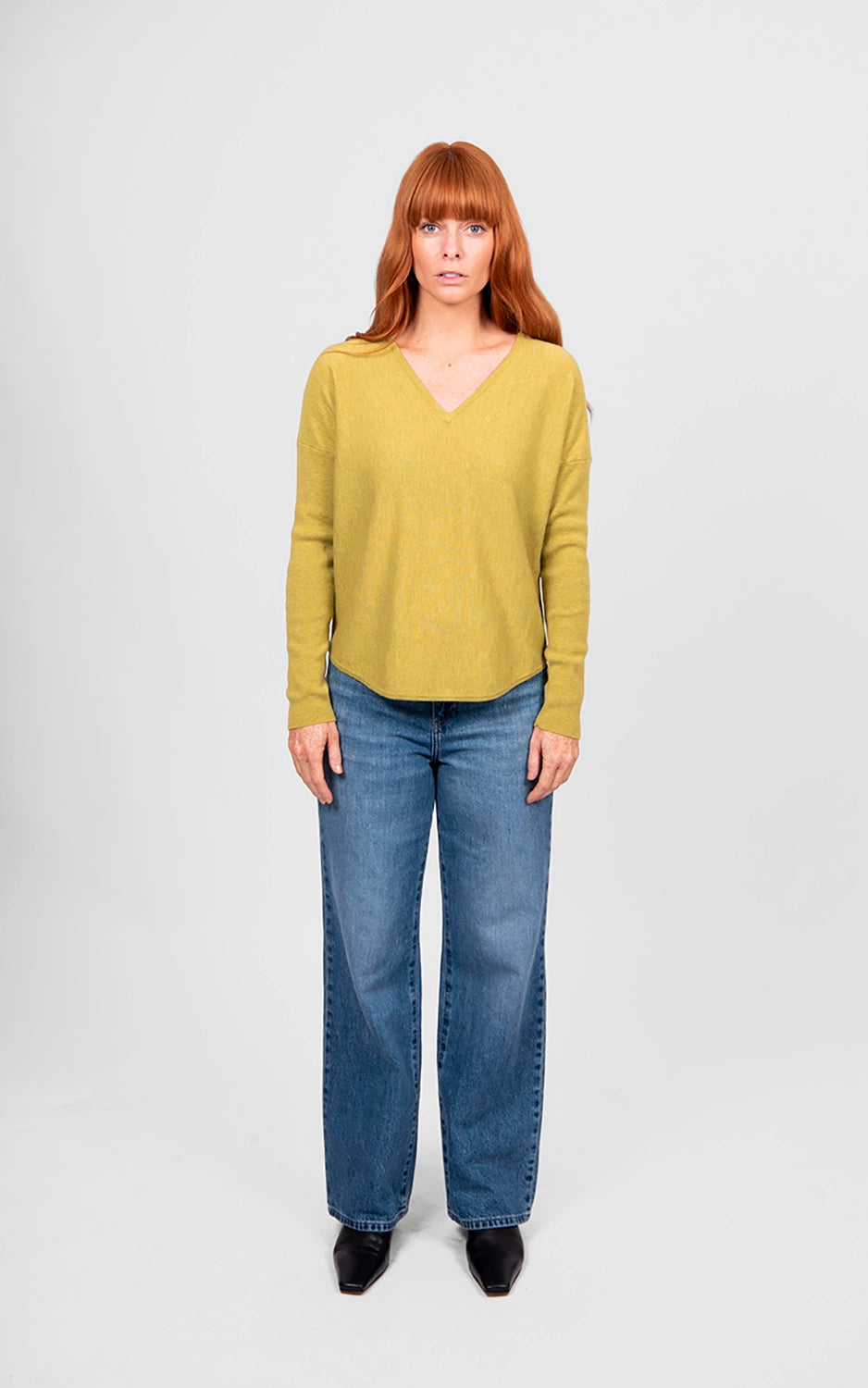 Bridge & Lord Princess Vee curve hem pullover Slim Fit  BL6665