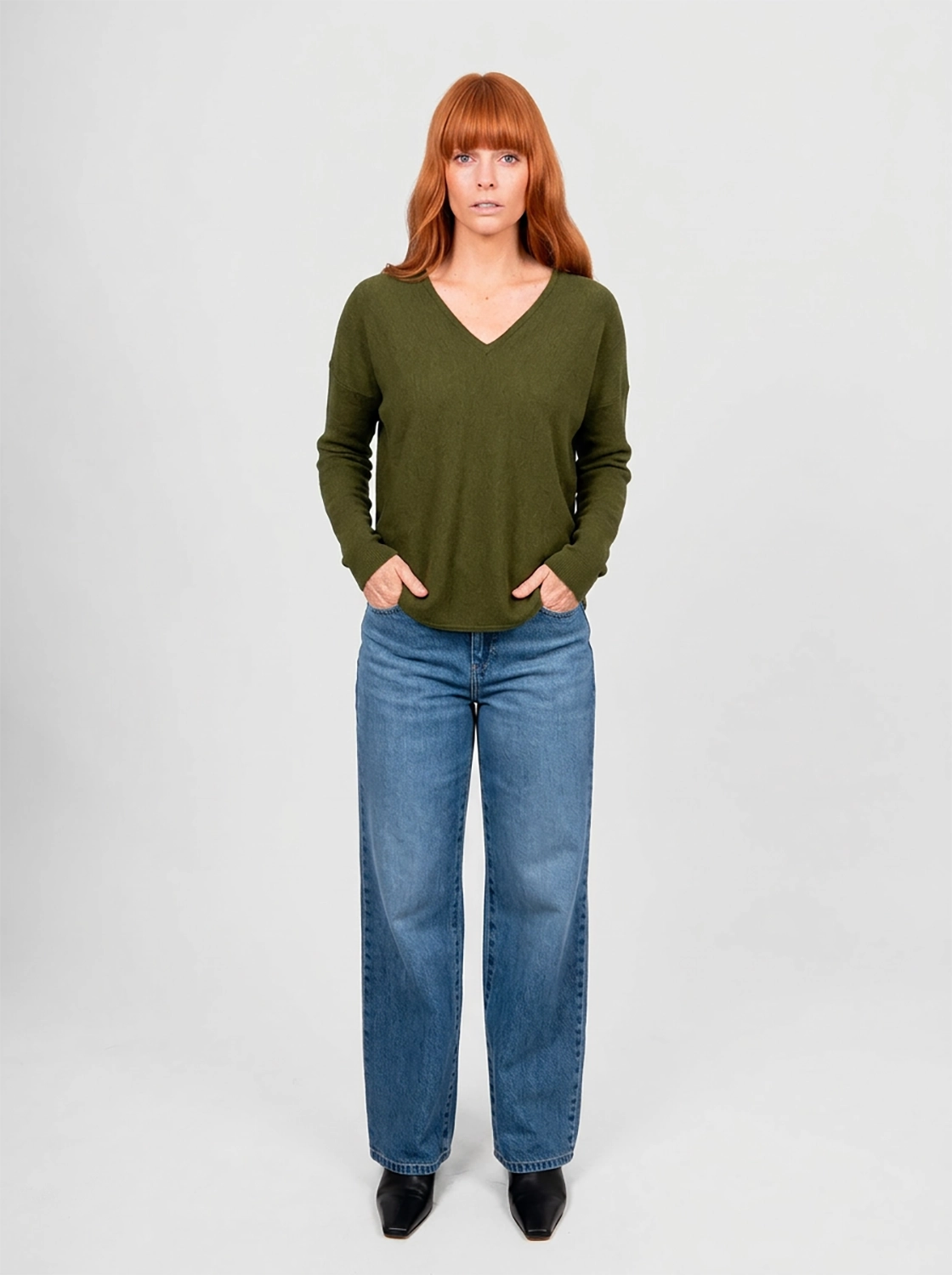 Bridge & Lord Princess Vee curve hem pullover Slim Fit  BL6665