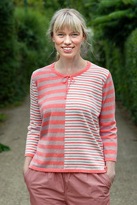N.O.K Cotton/Cashmere Patterned Knit Blackbird