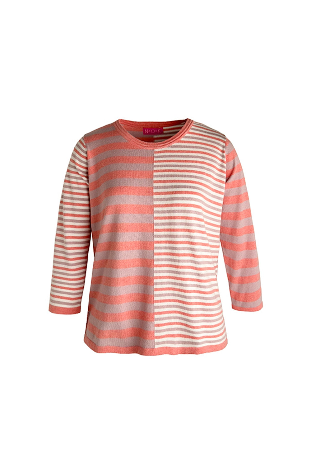 N.O.K Cotton/Cashmere Patterned Knit Blackbird