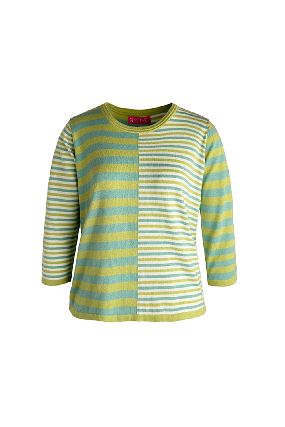 N.O.K Cotton/Cashmere Patterned Knit Blackbird