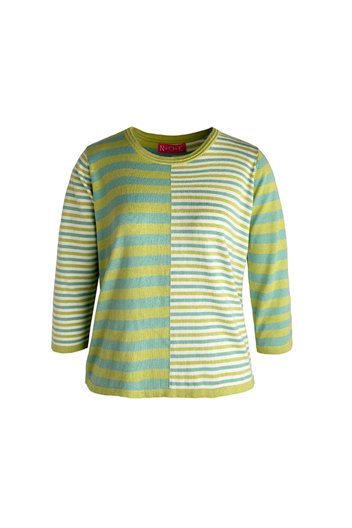 N.O.K Cotton/Cashmere Patterned Knit Blackbird