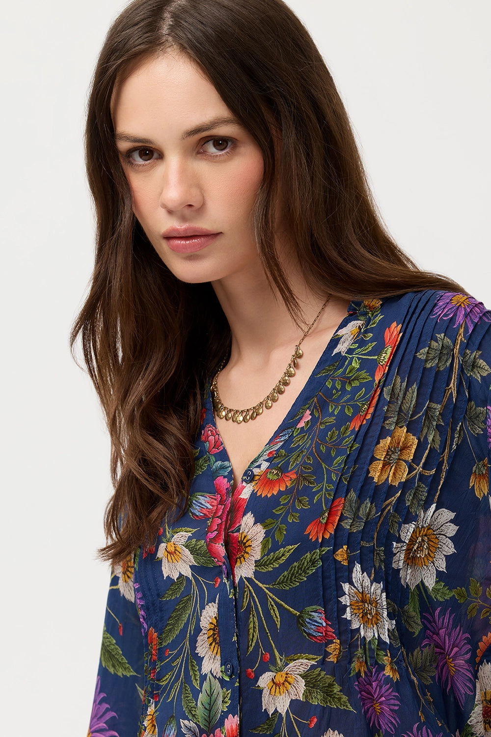 Johnny Was Darmis Blouse - Lilla C12226-2