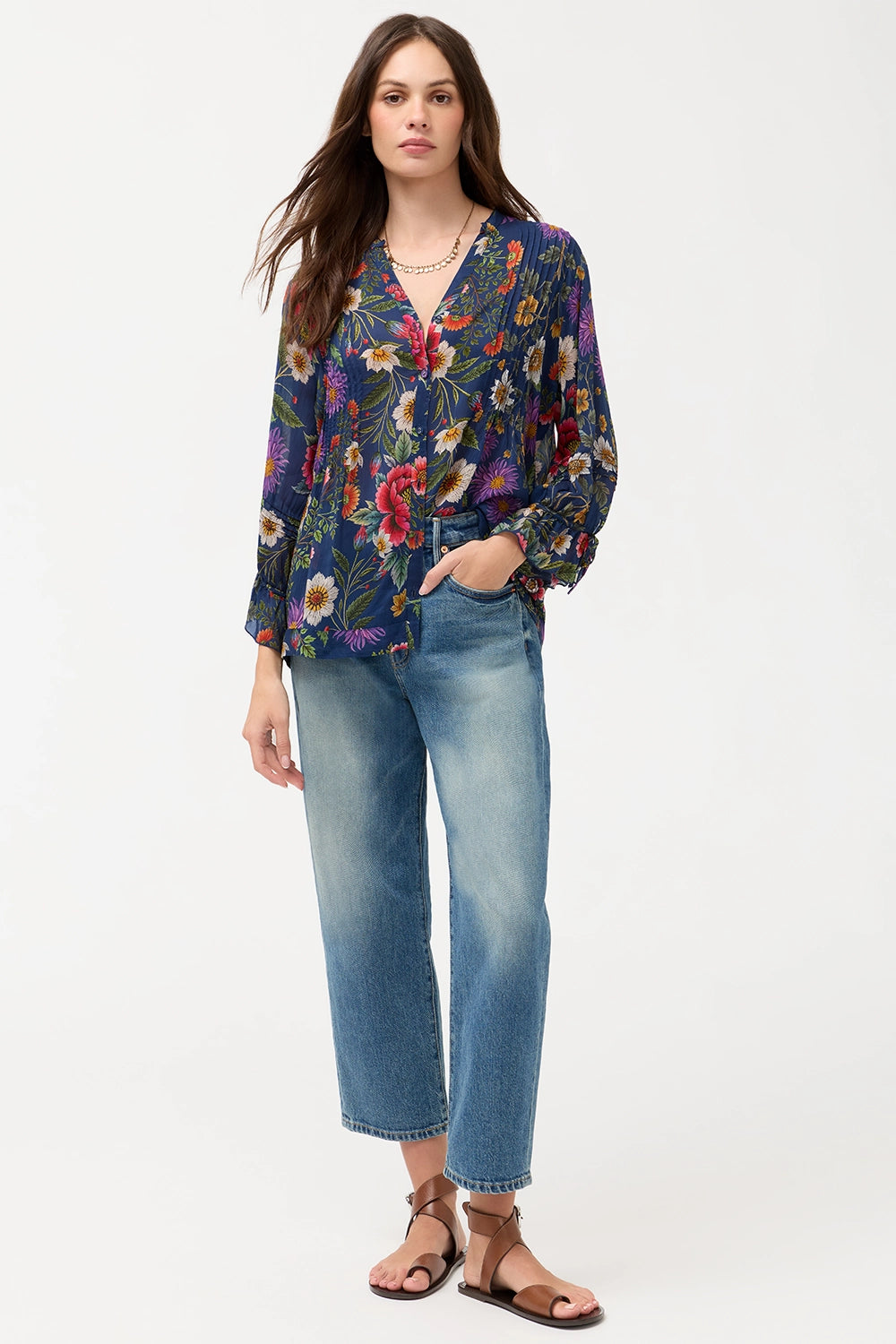 Johnny Was Darmis Blouse - Lilla C12226-2