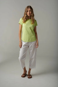 Goondiwindi Cloth +Paper+Scissors Shaped Hem Tee C13002