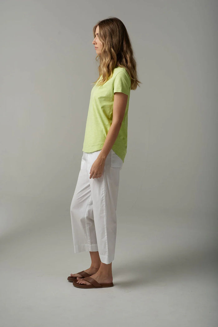 Goondiwindi Cloth +Paper+Scissors Shaped Hem Tee C13002