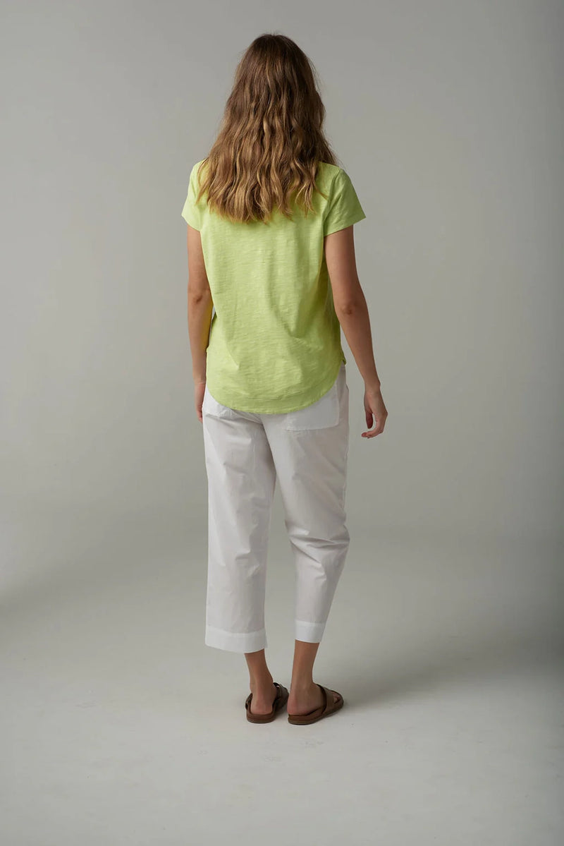 Goondiwindi Cloth +Paper+Scissors Shaped Hem Tee C13002