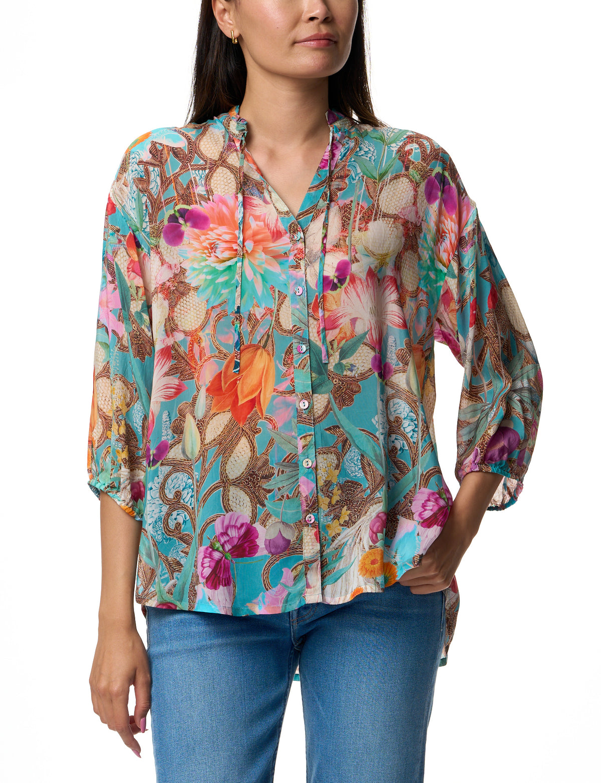 Johnny Was Cathryn Blouse - Nurto Meadow C13924A5