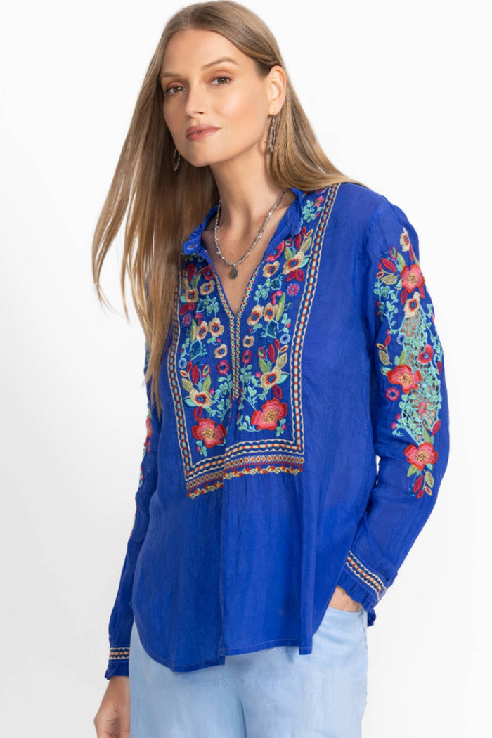 Johnny Was Simone Blouse - Rose C14125-6