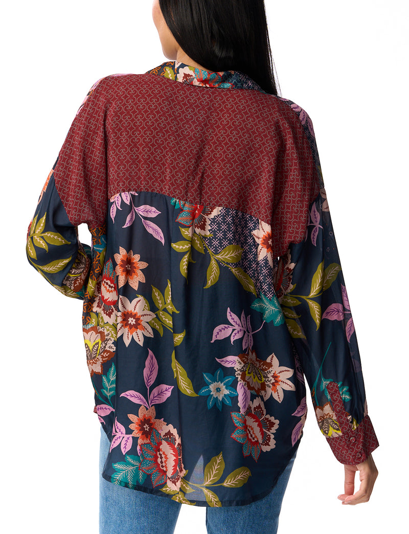 Johnny Was Delfino Lotus Blouse C14823A6