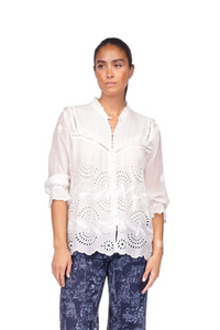 Johnny Was Lilianne Shirt - Wallflower C14825-3