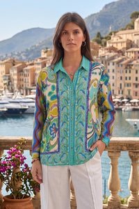 Johnny Was The Audrey Button Up Shirt - Rosea C15226-3