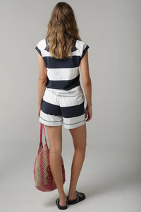 Goondiwindi Cloth +Paper+Scissors Stripe Shorts C1546-52