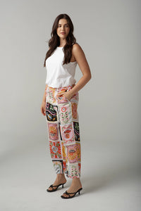 Goondiwindi Cloth +Paper+Scissors Rodeo Print Cropped Pant C1565-227