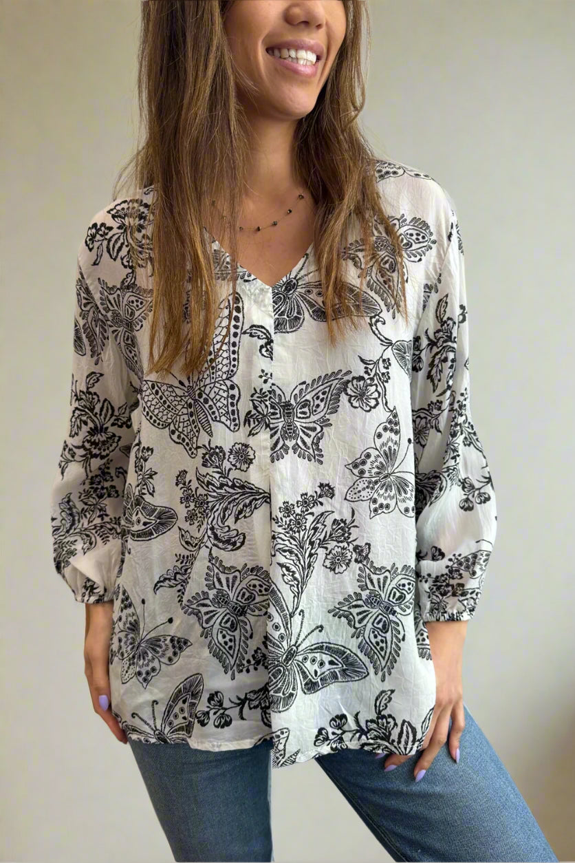 Johnny Was Arlo Blouse - Sydnee C16125-4