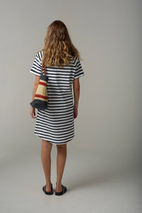 Goondiwindi Cloth +Paper+Scissors Stripe Raglan Dress C1625-26