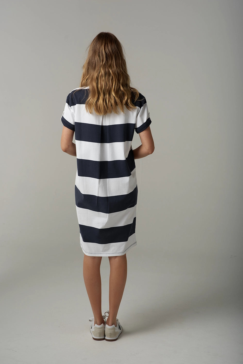 Goondiwindi Cloth +Paper+Scissors Rugby Stripe Dress C1641-52