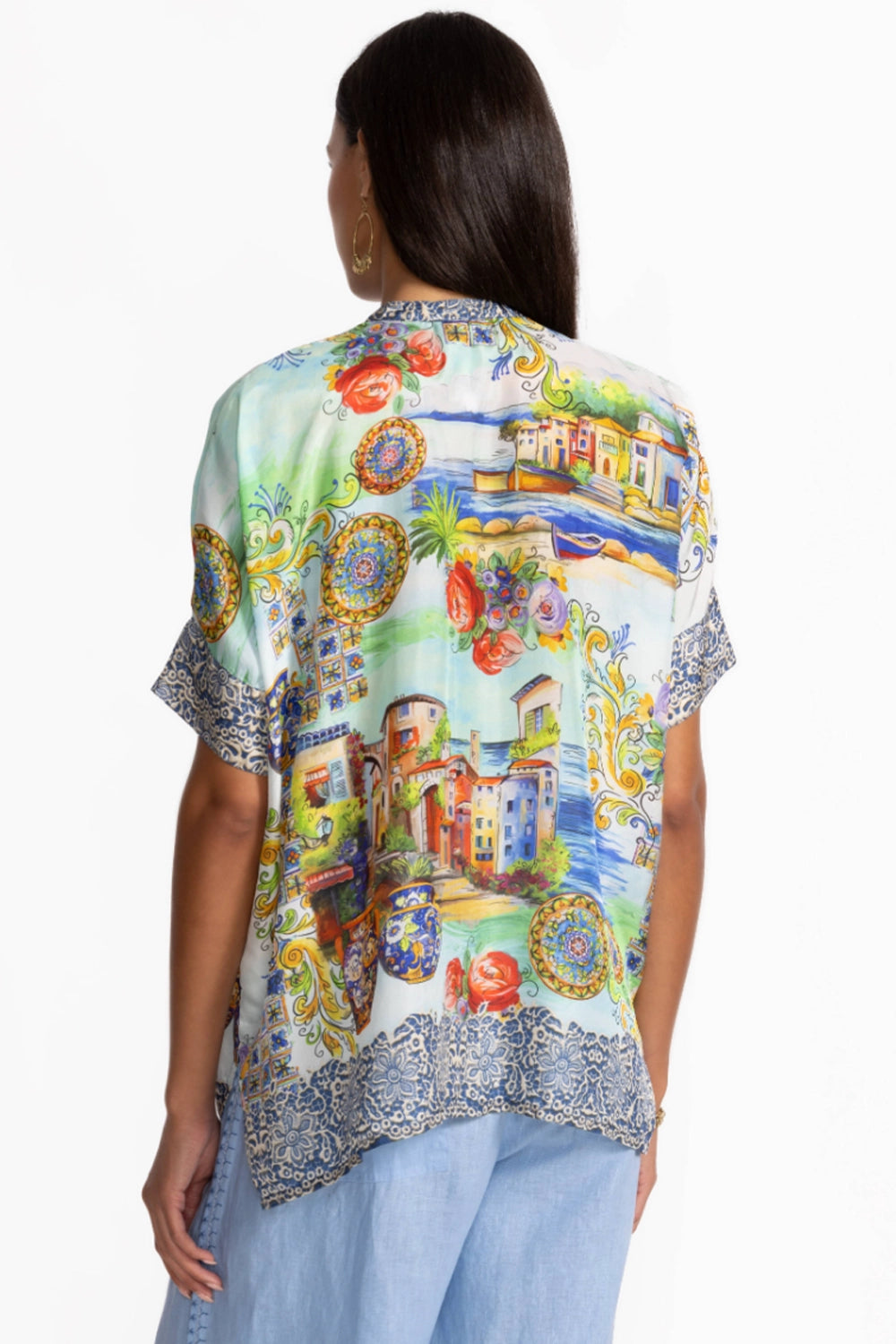 Johnny Was Shiro Buttoned Down Shirt C17625-5