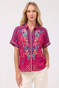 Johnny Was The Audrey Short Sleeve Shirt - Lunes C17626-5