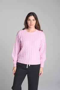 Goondiwindi Cotton Crew Neck Cable Chunky Knit C1834M