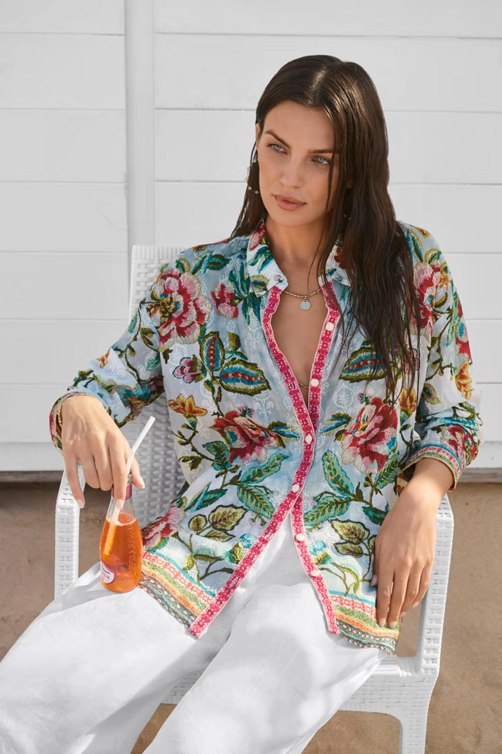 Johnny Was The Audrey Button Up Shirt - Gillian C19225-E