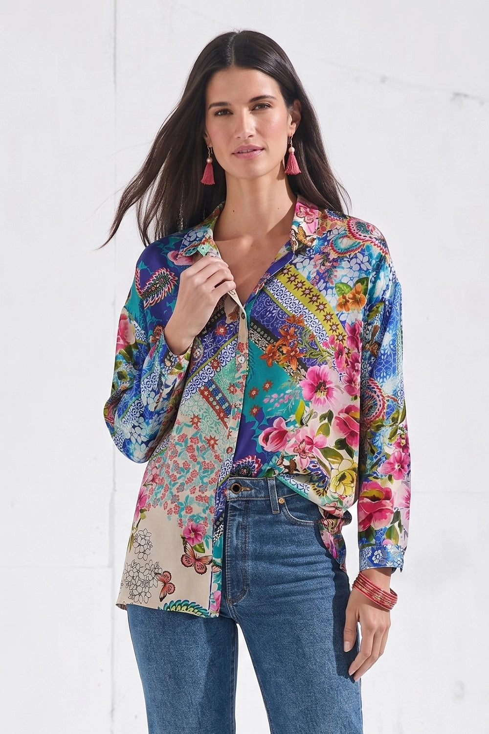 Johnny Was The Audrey Tunic - Evie C20726-5