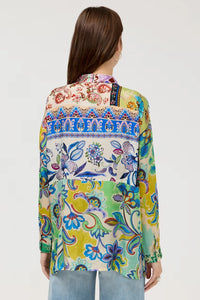 Johnny Was The Audrey Tunic - Armeria Patchwork C29326-3